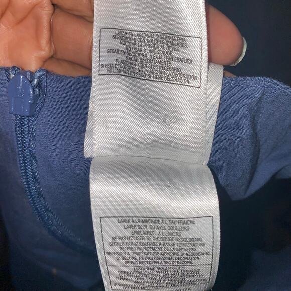 Disney Store Tiki Kingdom Sleeveless Dress Navy Blue Round neckline Size 10 - Picture 5 of 9